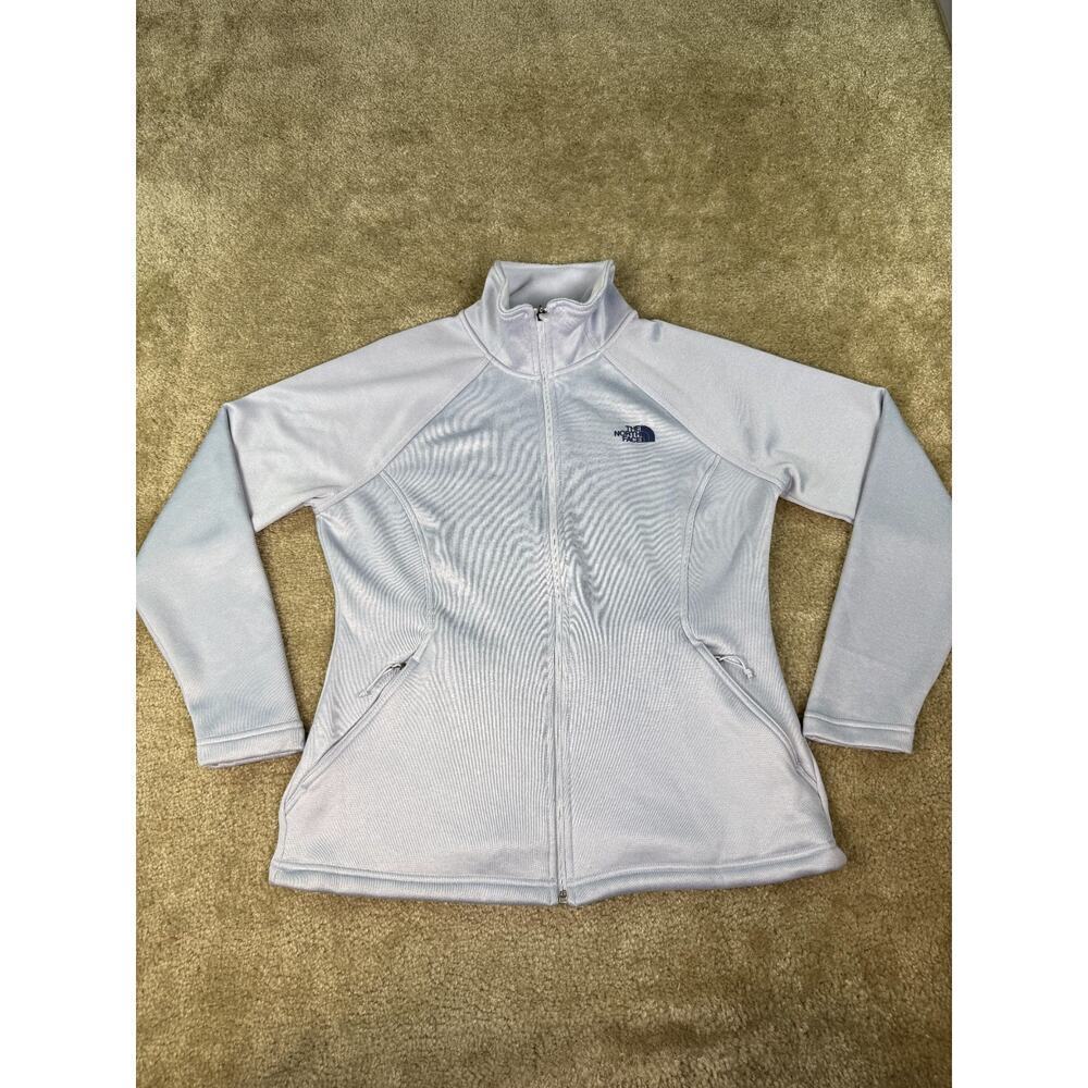 The North Face Jacket Womens L Blue Full Zip Mock Neck Gorpcore Preppy B748